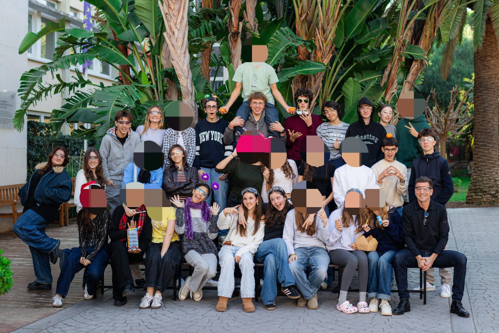 Photo de la classe drôle